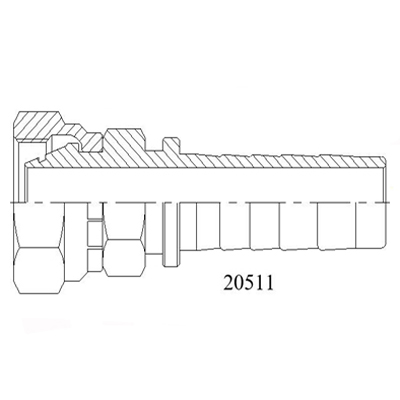 20511公制內(nèi)螺紋24°錐O重系列